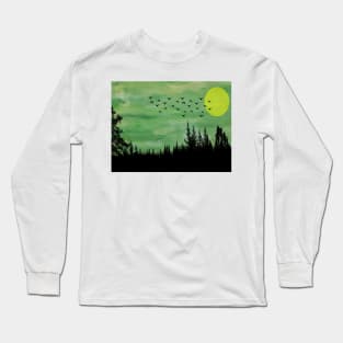 Green Sky Long Sleeve T-Shirt